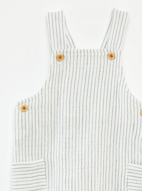 Salopette corta in garza di cotone 'Name it' - Kiabi