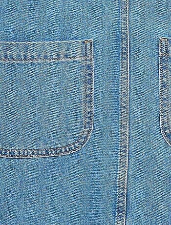 Salopette corta in jeans