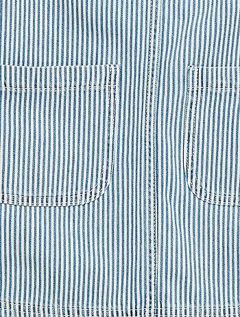 Salopette corta in jeans