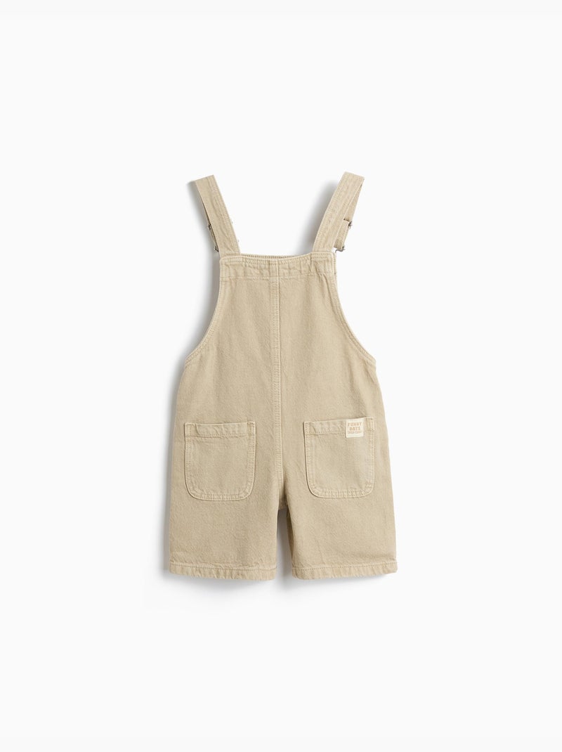 Salopette corta, MO Fashion Beige - Kiabi