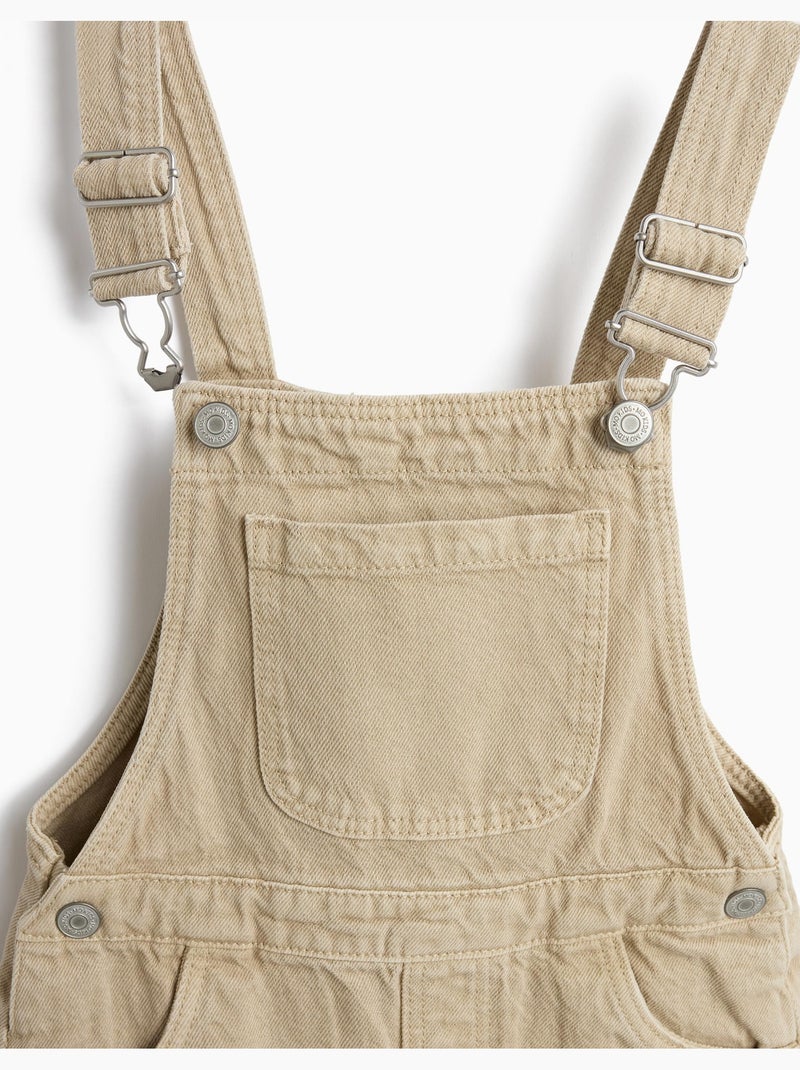 Salopette corta, MO Fashion Beige - Kiabi