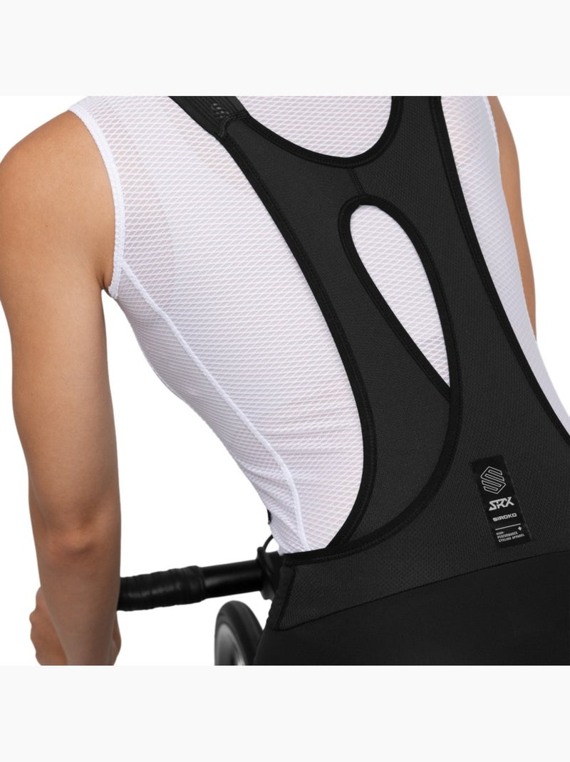 Salopette da ciclismo a gamba corta biodegradabile da donna ciclismo donna srx f Nero - Kiabi
