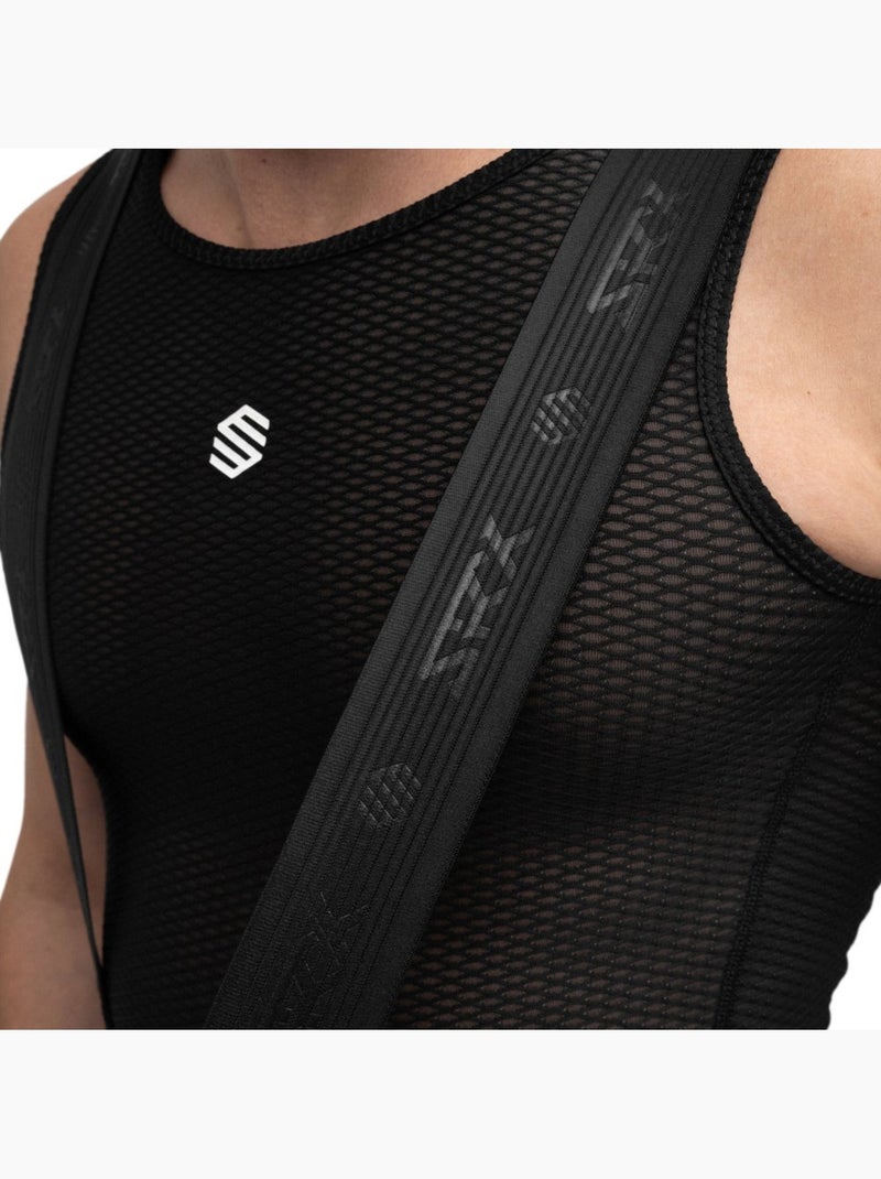 Salopette da ciclismo a gamba corta biodegradabile da uomo ciclismo uomo srx ble Nero - Kiabi