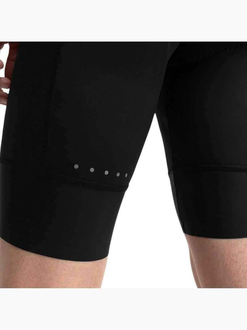 Salopette da ciclismo a gamba corta biodegradabile da uomo ciclismo uomo srx ble Nero - Kiabi