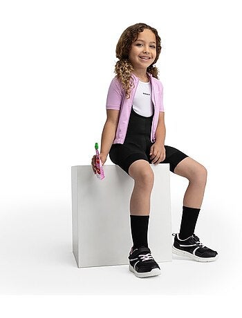 Salopette da ciclismo a gamba corta da bambina ciclismo bambini e bambine k-core