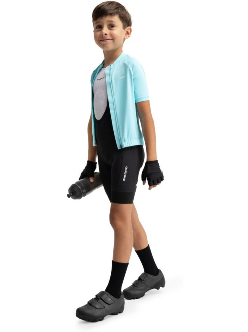 Salopette da ciclismo a gamba corta da bambino ciclismo bambini e bambine k-core Nero - Kiabi