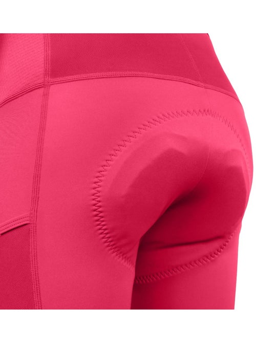 Salopette da ciclismo gravel a gamba corta da donna ciclismo donna jet-w - Kiabi