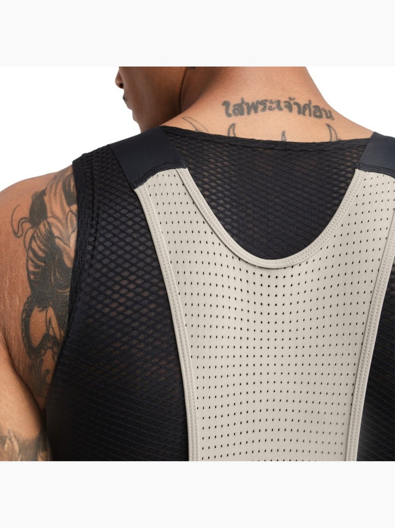Salopette da ciclismo gravel a gamba corta da uomo ciclismo uomo rocket Beige - Kiabi