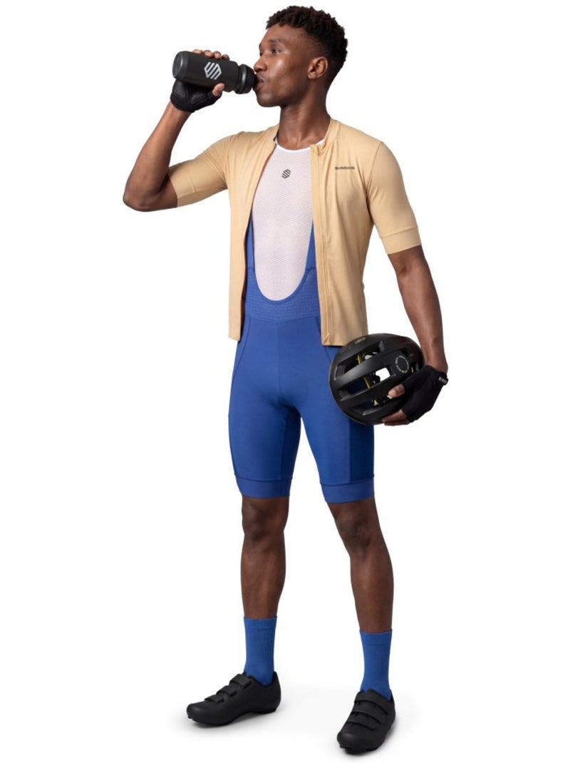Salopette da ciclismo gravel a gamba corta da uomo ciclismo uomo rocket Blu - Kiabi