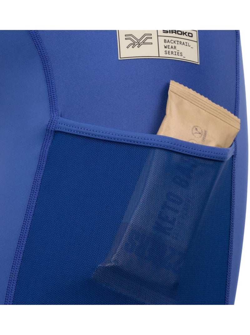 Salopette da ciclismo gravel a gamba corta da uomo ciclismo uomo rocket Blu - Kiabi
