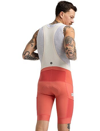 Salopette da ciclismo gravel a gamba corta da uomo ciclismo uomo rugged tile