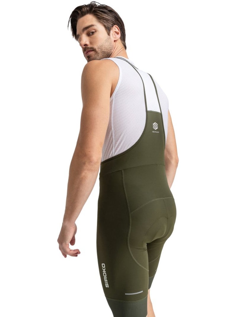 Salopette da ciclismo in tessuti riciclati da uomo ciclismo uomo basil Verde - Kiabi