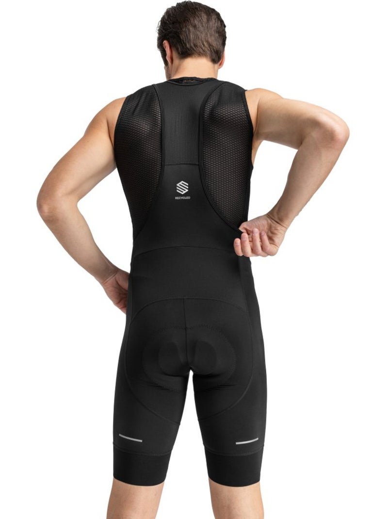 Salopette da ciclismo in tessuti riciclati da uomo ciclismo uomo malhao Nero - Kiabi