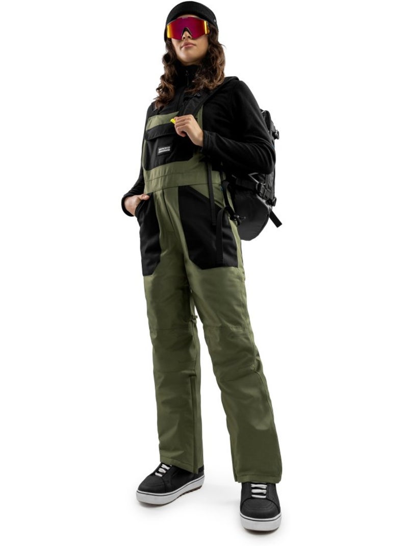 Salopette da snowboard donna sport invernali donna b1-w klosters Verde - Kiabi