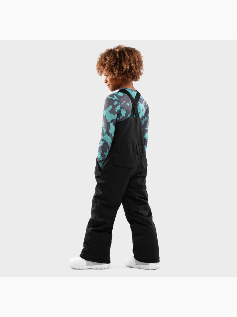 Salopette da snowboard per bambini sport invernali bambini e bambine kb1 fierce Nero - Kiabi