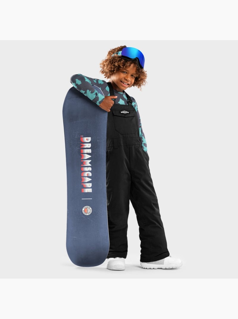 Salopette da snowboard per bambini sport invernali bambini e bambine kb1 fierce Nero - Kiabi