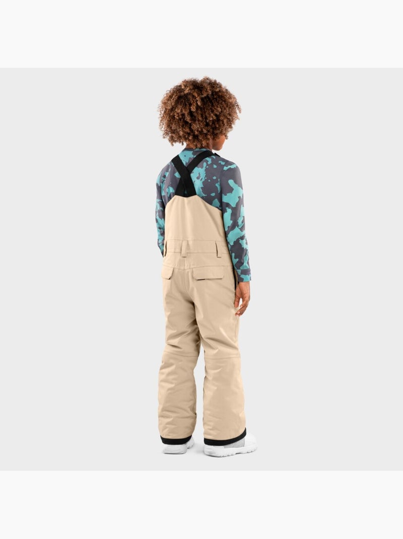 Salopette da snowboard per bambini sport invernali bambini e bambine kb1 native Beige - Kiabi