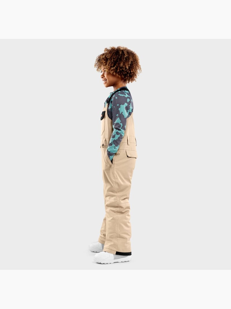 Salopette da snowboard per bambini sport invernali bambini e bambine kb1 native Beige - Kiabi