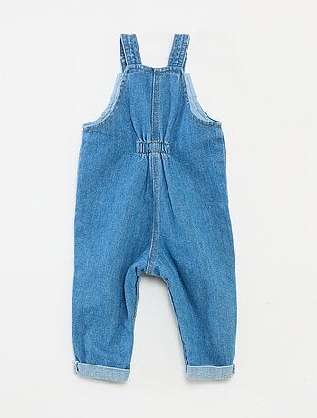 Salopette denim a palloncino in cotone