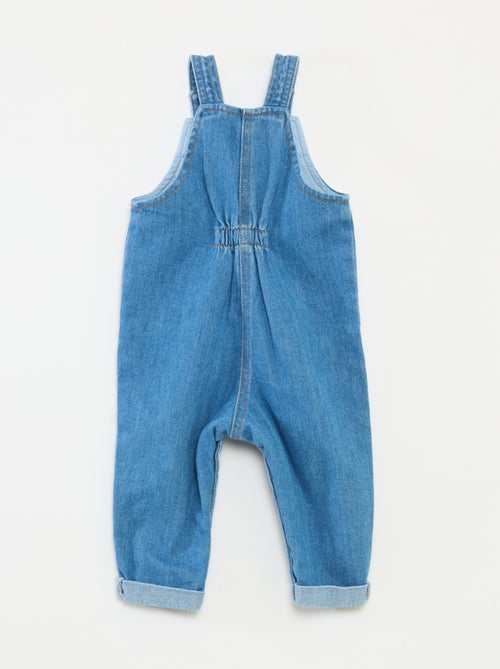 Salopette denim a palloncino in cotone - Kiabi