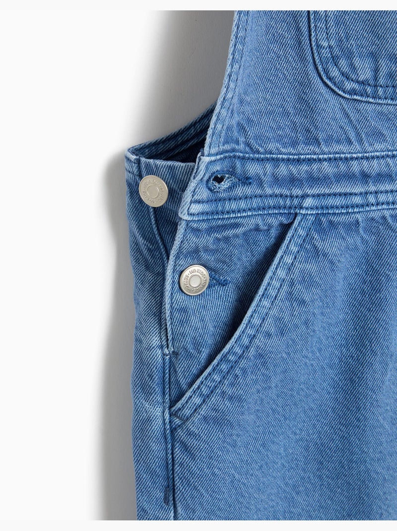 Salopette di jeans, mo fashion Blu - Kiabi