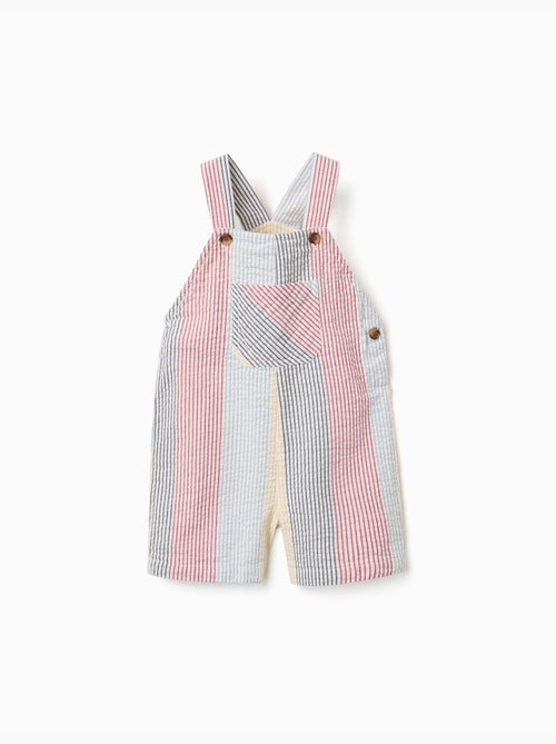 Salopette in cotone a righe You&Me - Kiabi Salopette in cotone a righe You&Me - Kiabi