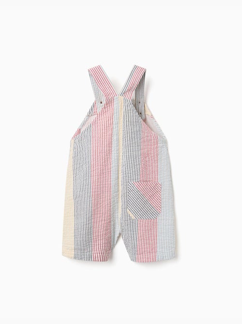 Salopette in cotone a righe You&Me - Kiabi Salopette in cotone a righe You&Me - Kiabi