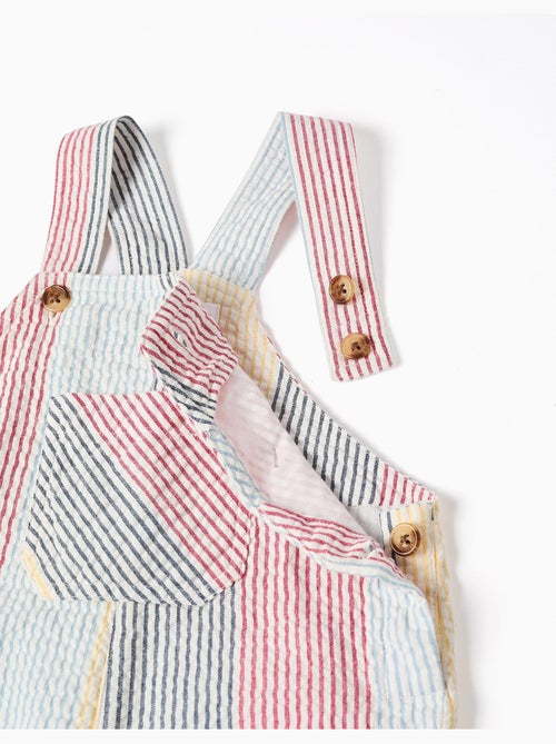 Salopette in cotone a righe You&Me - Kiabi Salopette in cotone a righe You&Me - Kiabi
