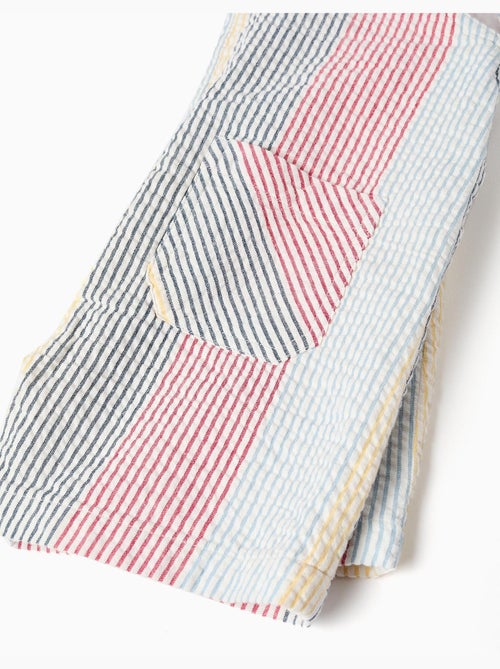 Salopette in cotone a righe You&Me - Kiabi Salopette in cotone a righe You&Me - Kiabi