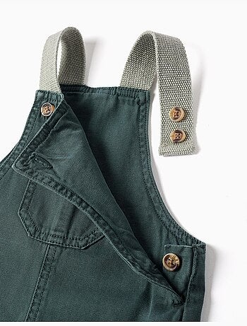 Salopette in cotone con tasche