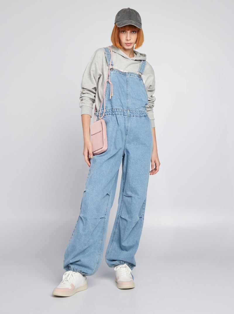 Salopette in denim BLU - Kiabi