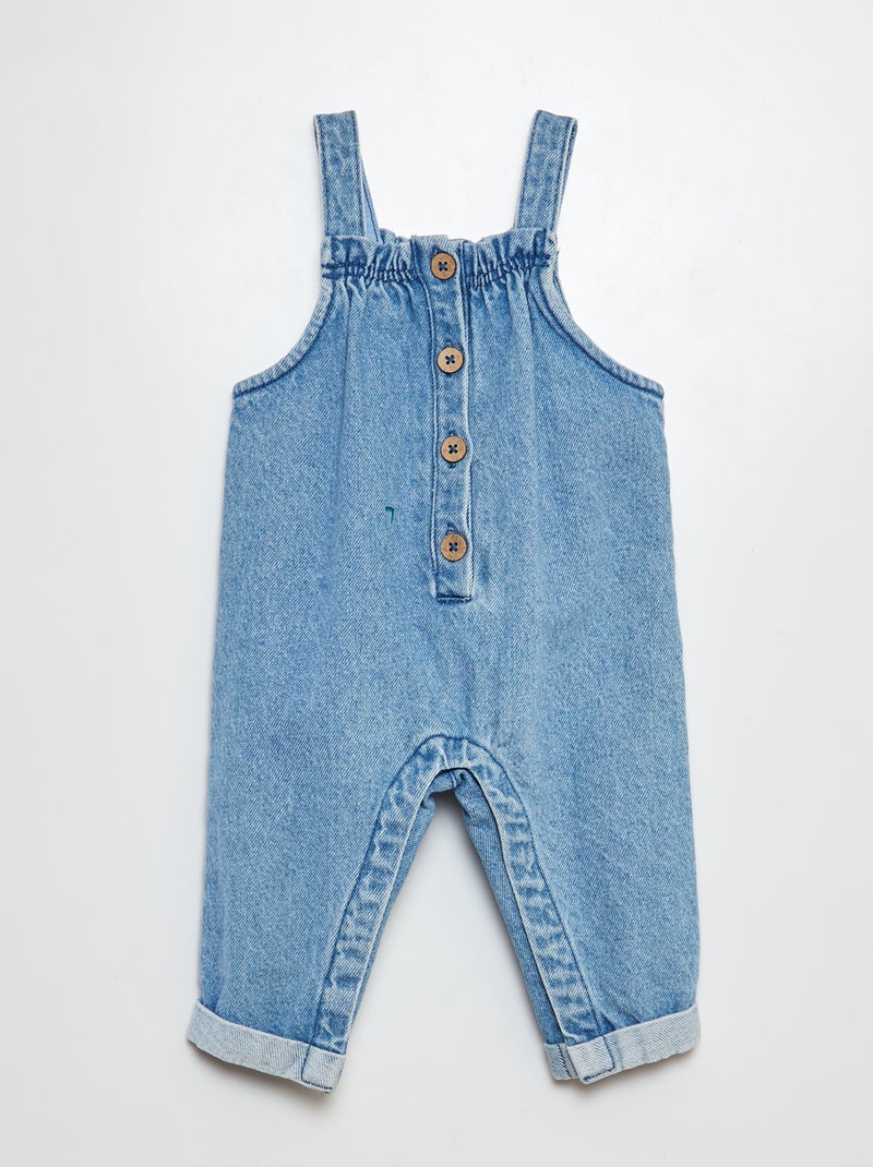 Salopette in denim BLU - Kiabi