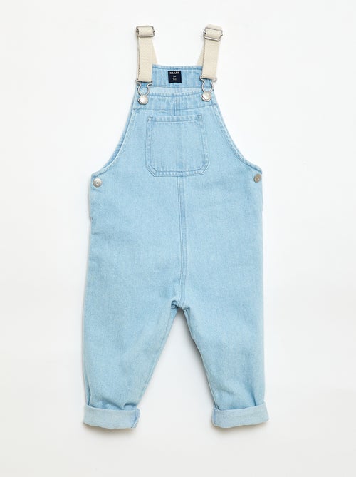 Salopette in denim con tasca applicata - Kiabi