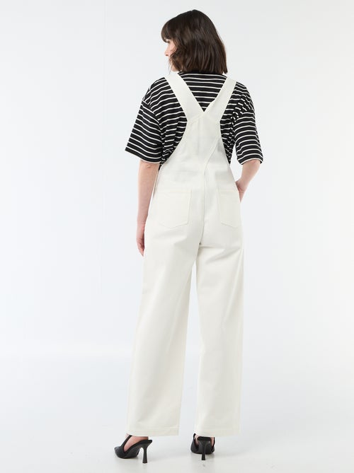 Salopette in denim con tasca frontale - Kiabi