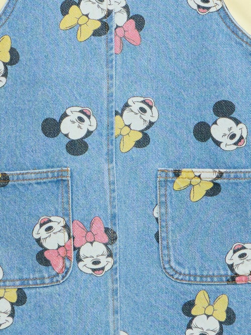 Salopette in denim con volant - Kiabi