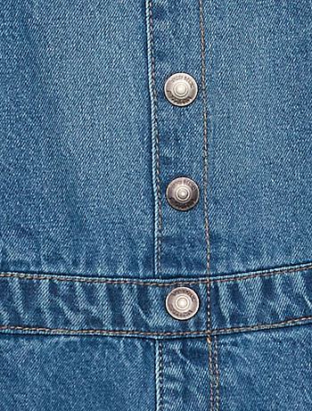 Salopette in denim eco-sostenibile - BLU - Kiabi - 12.00€