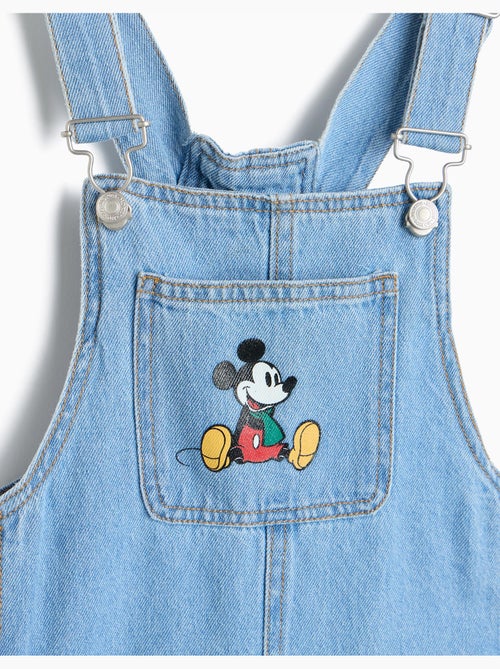 Salopette in denim « mickey » © disney, mo fashion - Kiabi