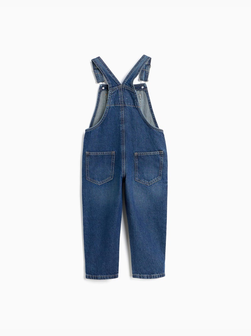 Salopette in denim, mo fashion Blu - Kiabi