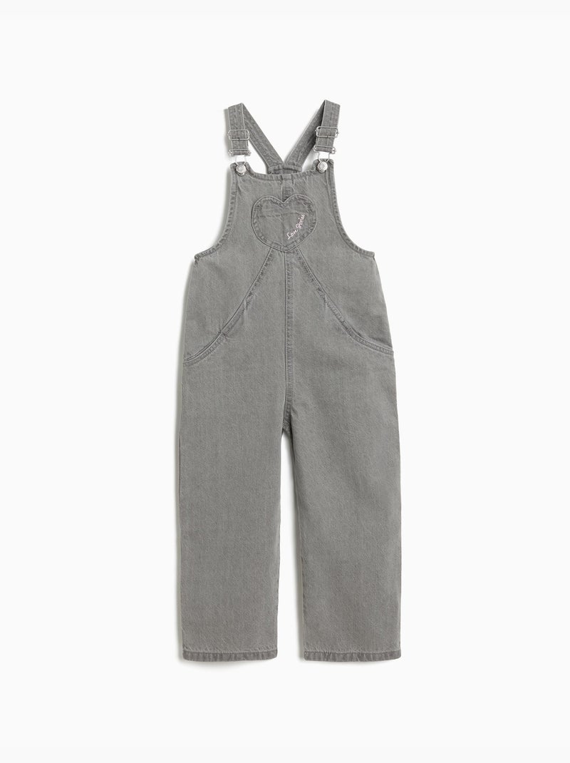 Salopette in denim, MO Fashion Grigio - Kiabi