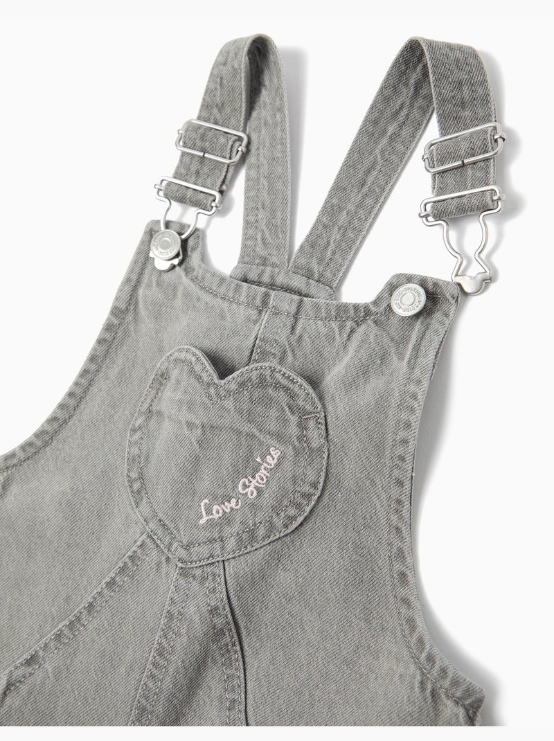 Salopette in denim, MO Fashion Grigio - Kiabi