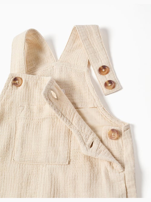 Salopette in dobby cotone with tasche - Kiabi