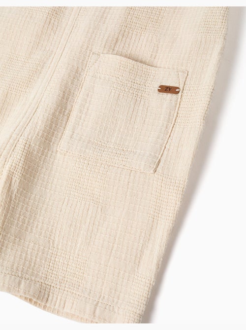 Salopette in dobby cotone with tasche - Kiabi