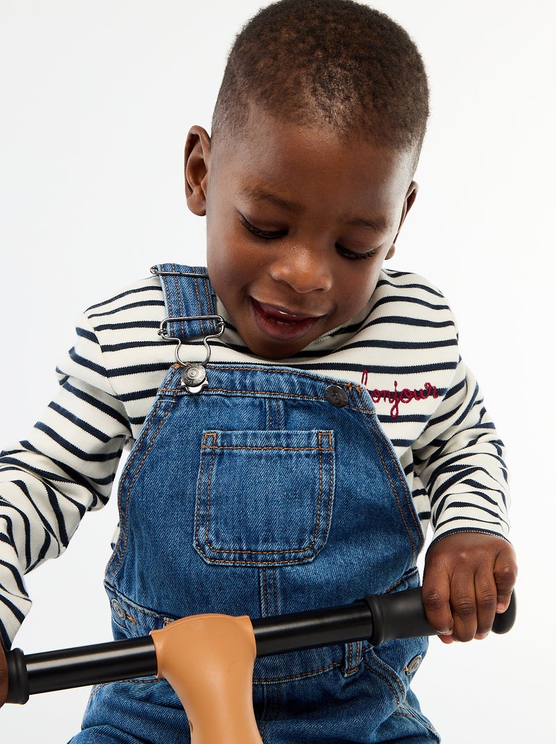 Salopette in jeans BLU - Kiabi