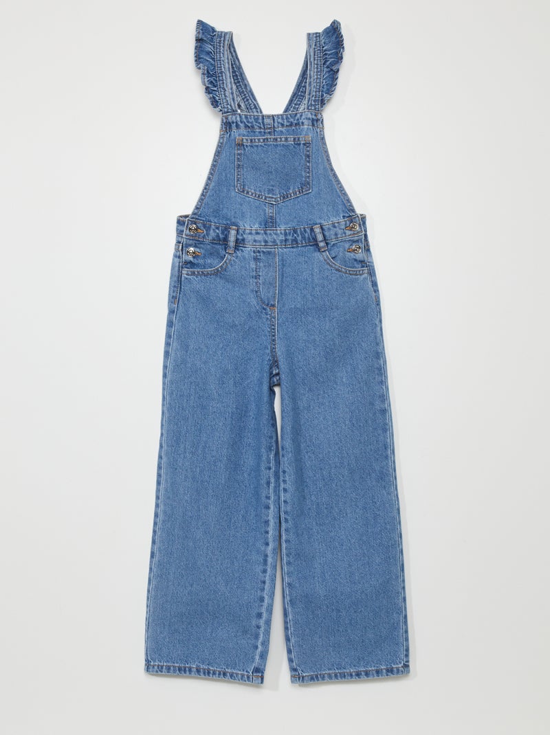 Salopette in jeans wide-leg BLU - Kiabi
