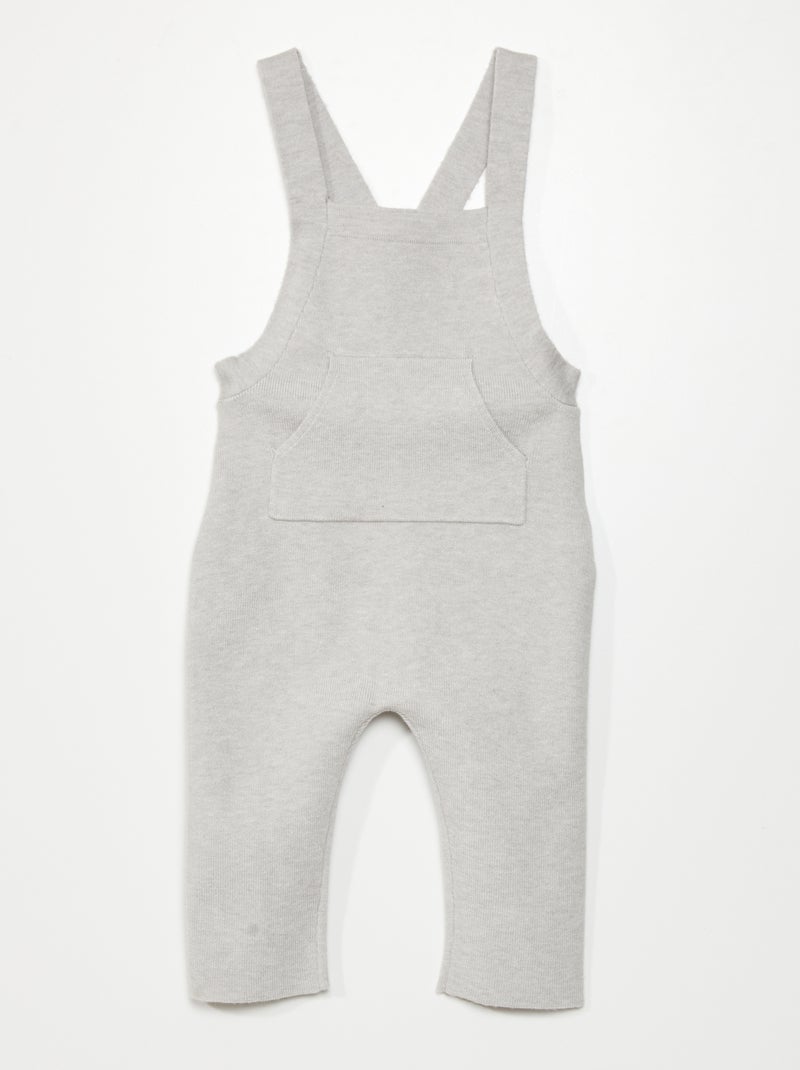 Salopette in maglia GRIGIO - Kiabi