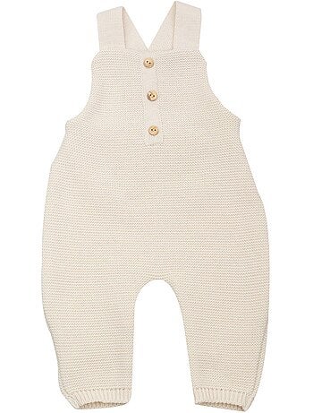 Salopette in maglia per bebè