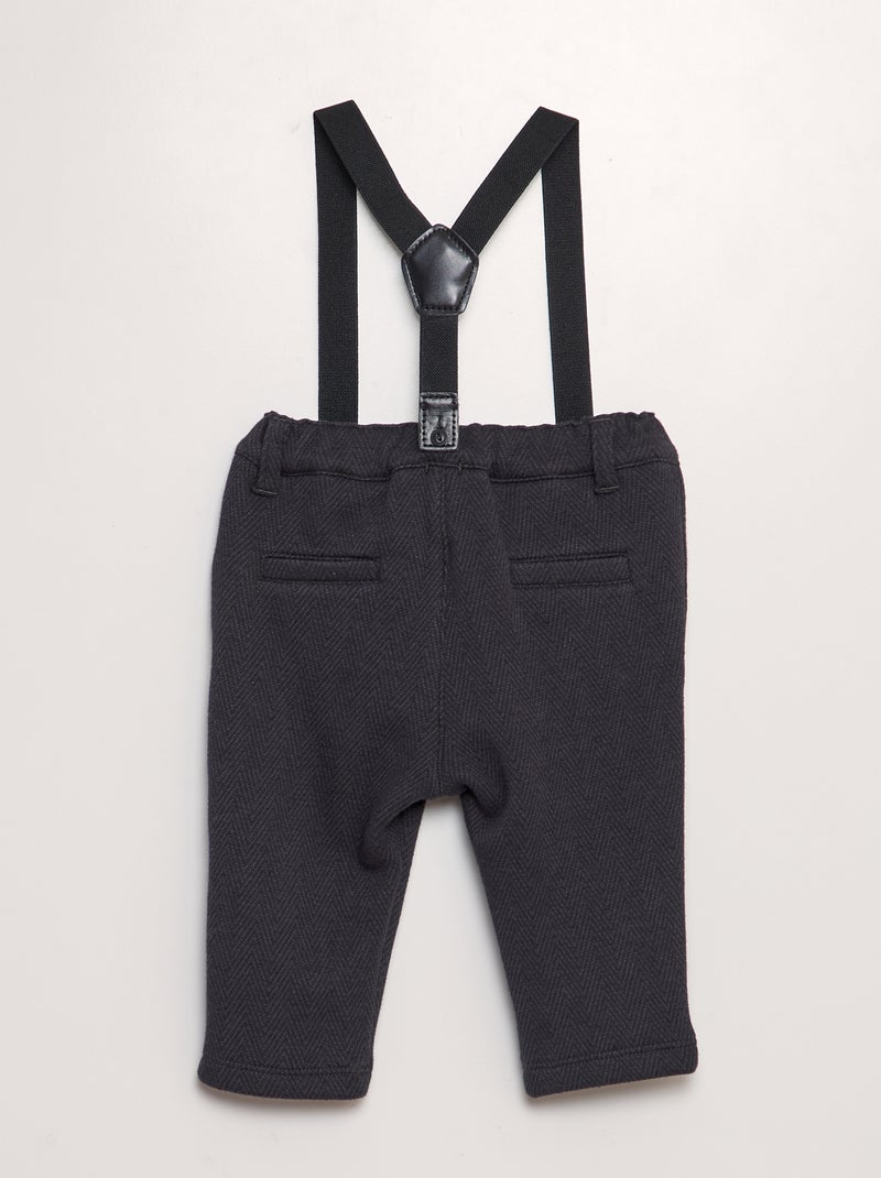 Salopette in tessuto stretch GRIGIO - Kiabi