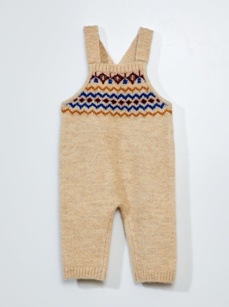 Salopette in tricot BIANCO - Kiabi