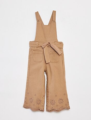 Salopette in twill -