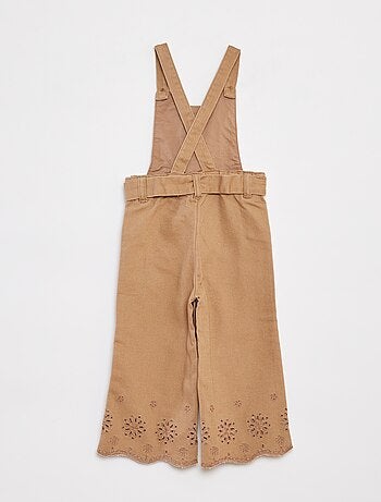 Salopette in twill -